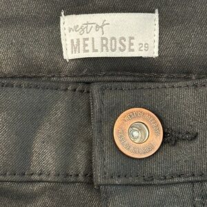 West of Melrose Women’s Black Shimmer Pants Size 29